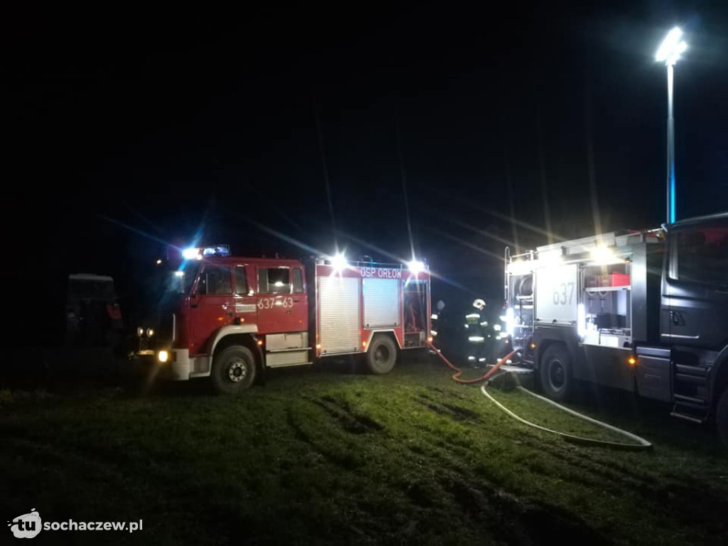 Pożar w Wyczółkach, gmina Sochaczew