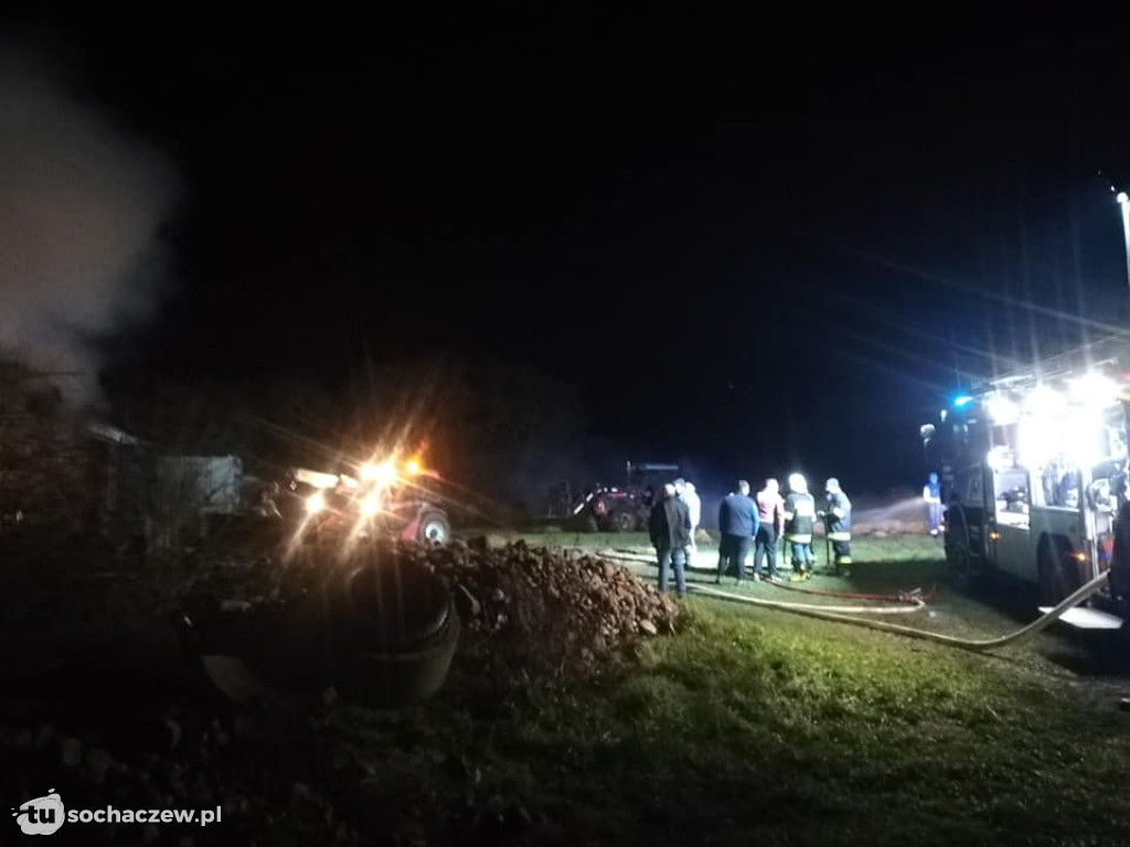 Pożar w Wyczółkach, gmina Sochaczew