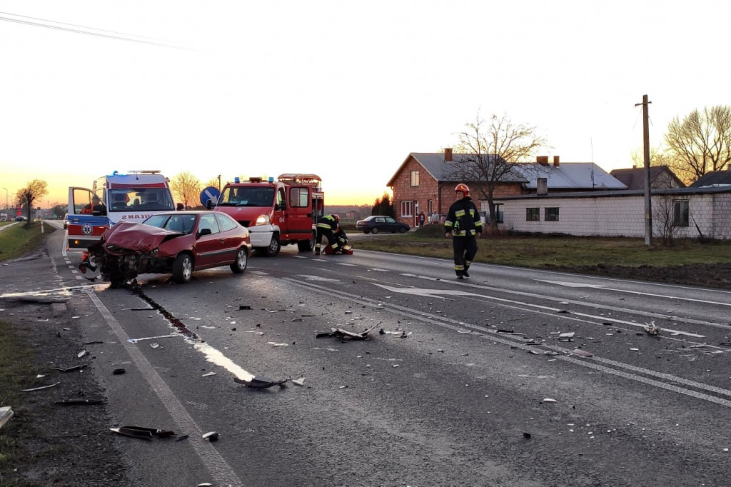 Wypadek w Janowie