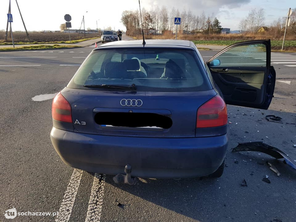 Wypadek na obwodnicy Teresina w Elżbietowie