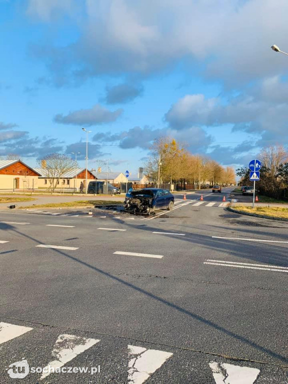 Wypadek na obwodnicy Teresina w Elżbietowie