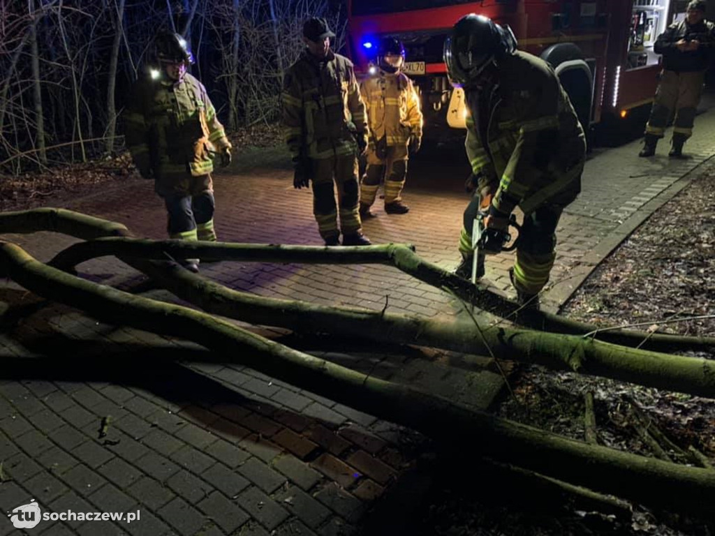 Wichura nas oszczędziła. Tylko jedna nocna interwencja straży
