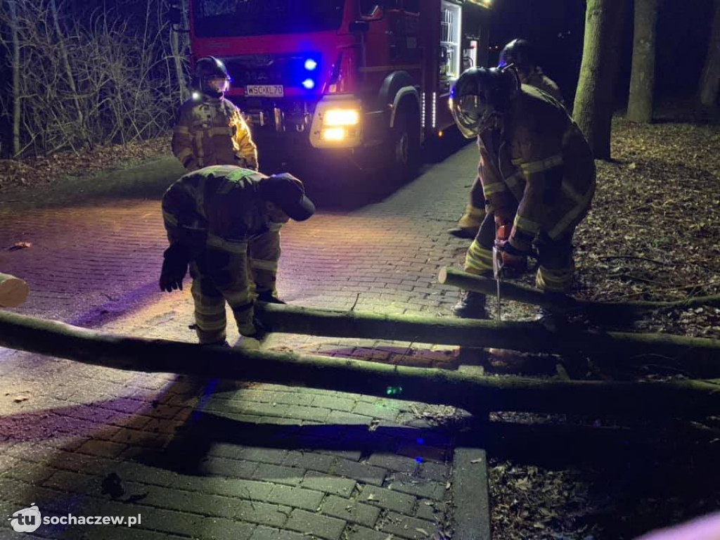 Wichura nas oszczędziła. Tylko jedna nocna interwencja straży