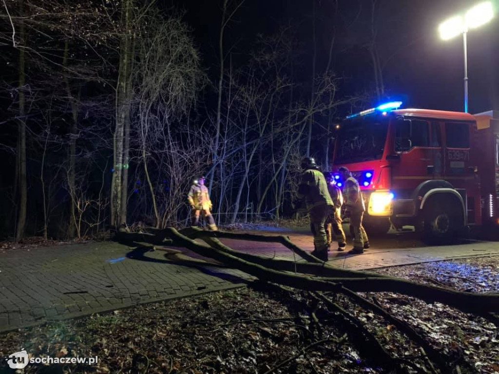 Wichura nas oszczędziła. Tylko jedna nocna interwencja straży