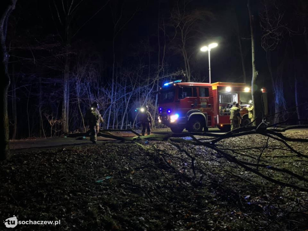 Wichura nas oszczędziła. Tylko jedna nocna interwencja straży