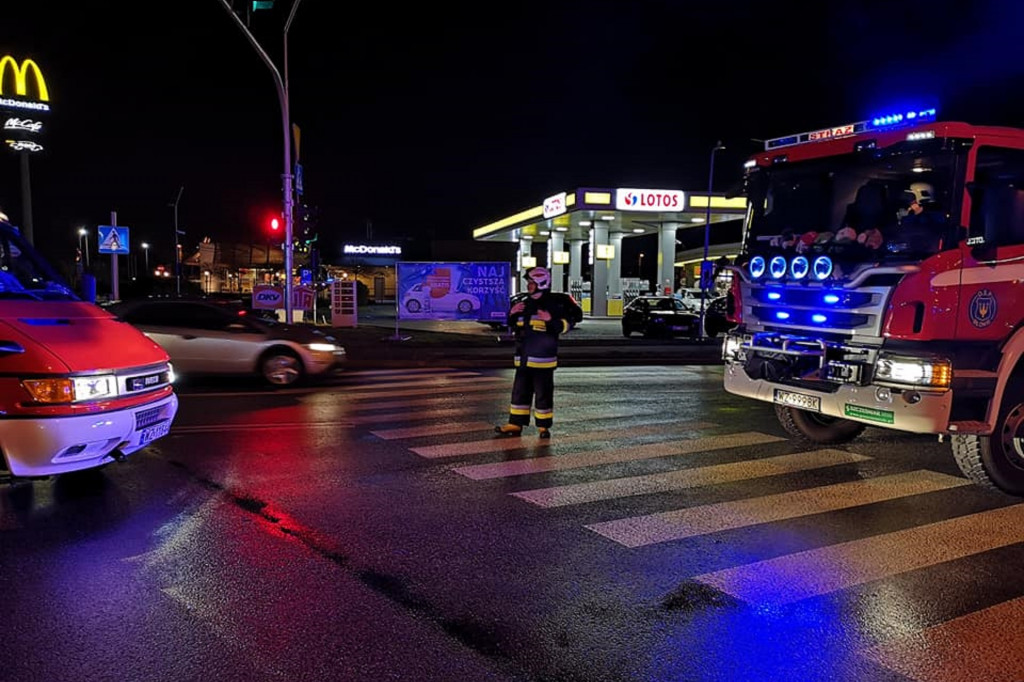 Wypadek w Błoniu. Drugi raz prawie w tym samym miejscu