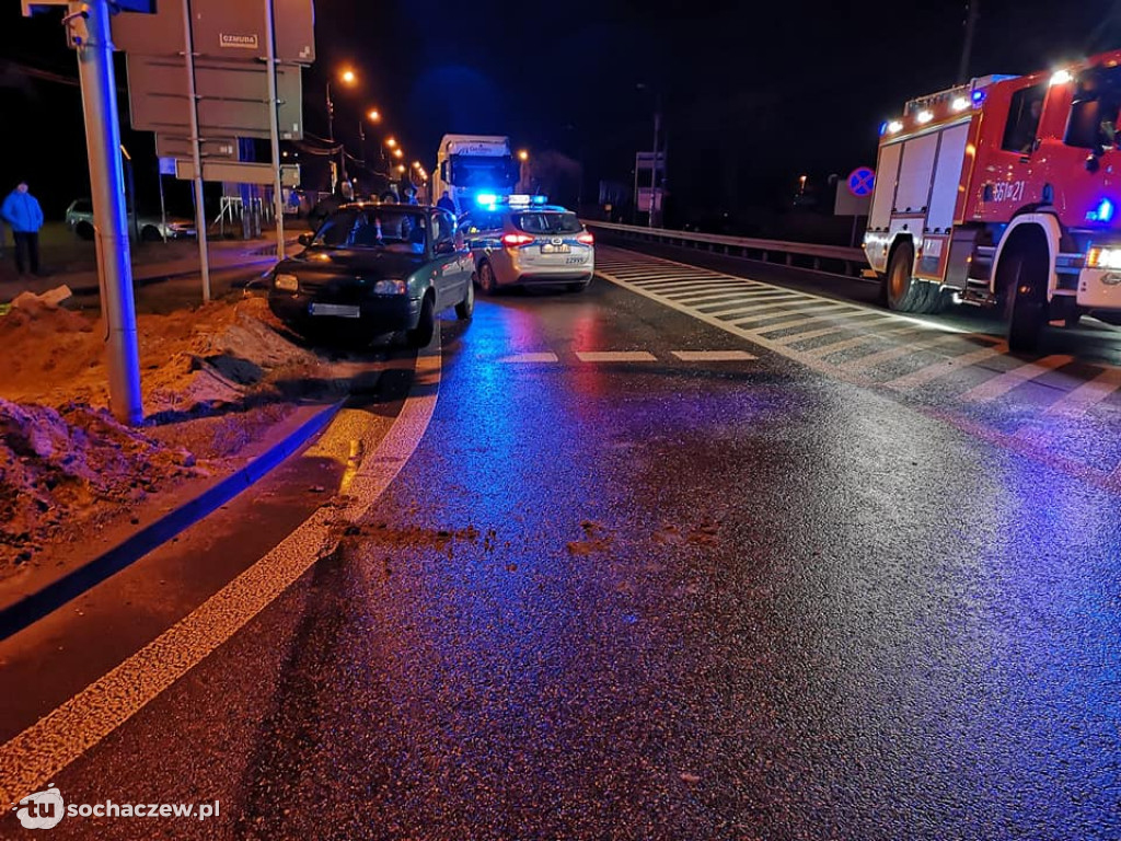 Wypadek w Błoniu. Drugi raz prawie w tym samym miejscu