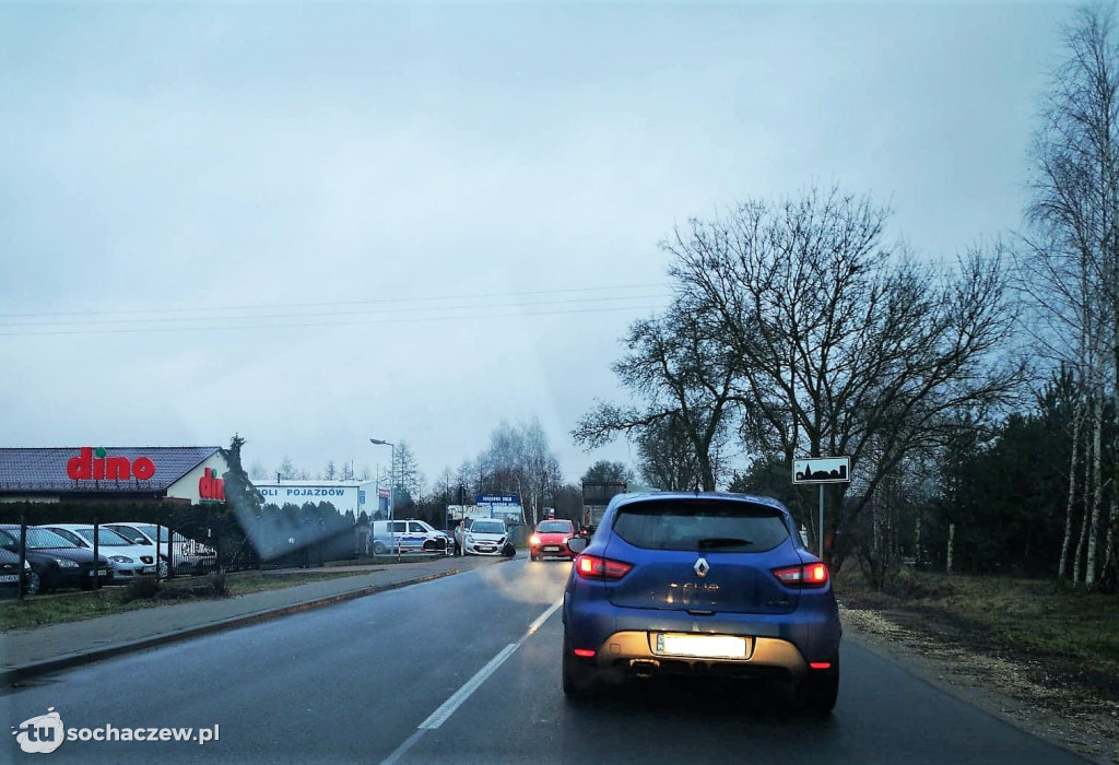 Zderzenie z ciężarówką w Rozlazłowie