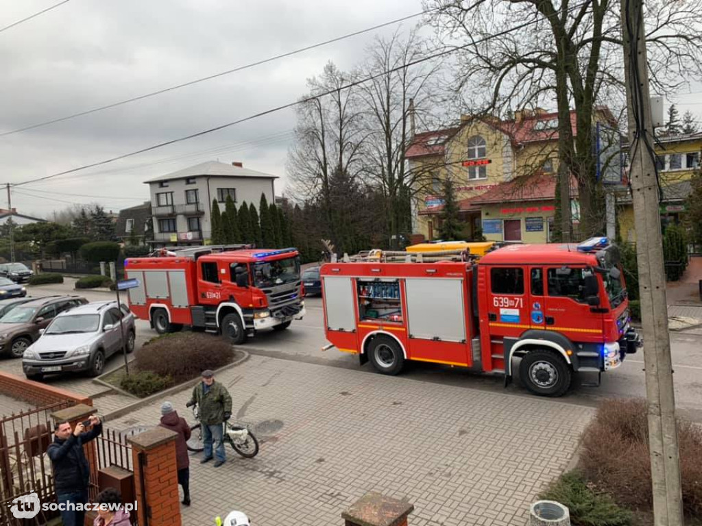 Pożar klimatyzatora w Banku Spółdzielczym w Teresinie