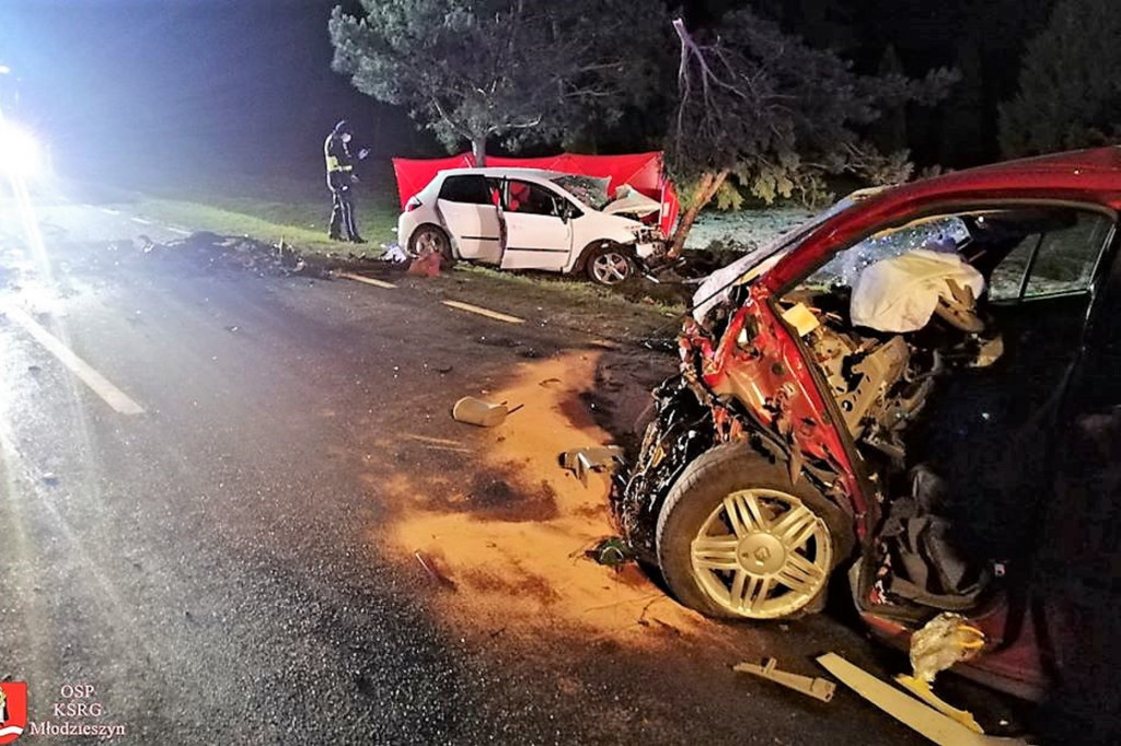 Śmiertelny wypadek na DK 50. Relacja Straży Pożarnej