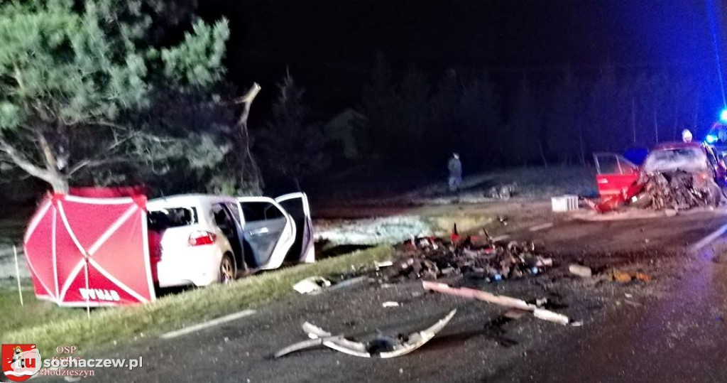 Śmiertelny wypadek na DK 50. Relacja Straży Pożarnej