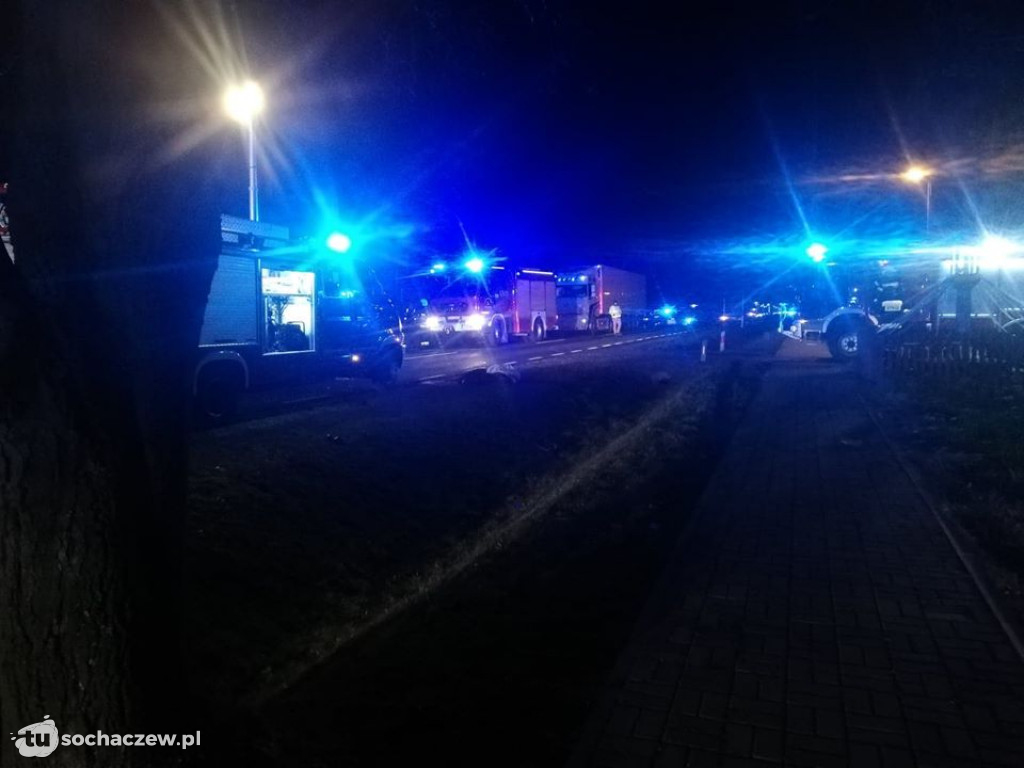 Śmiertelny wypadek na DK 50. Relacja Straży Pożarnej