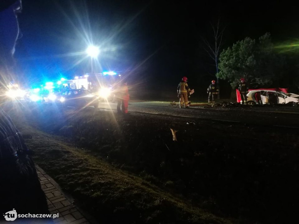 Śmiertelny wypadek na DK 50. Relacja Straży Pożarnej