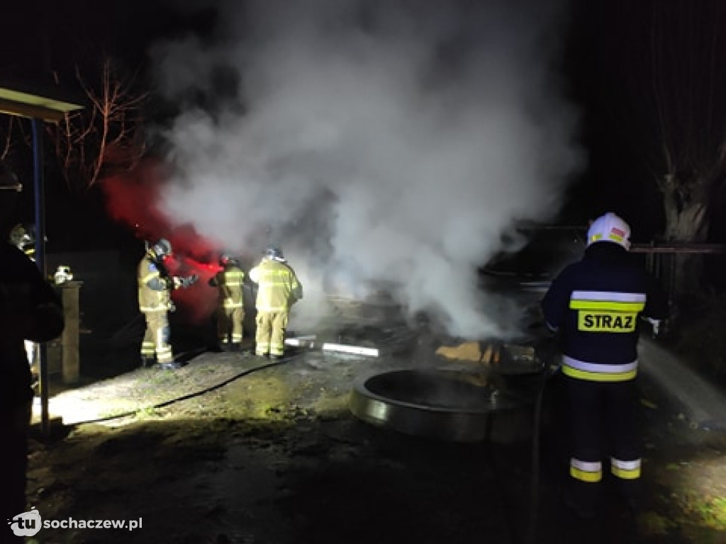 Pożar w Teresinie. Trzy jednostki OSP w akcji