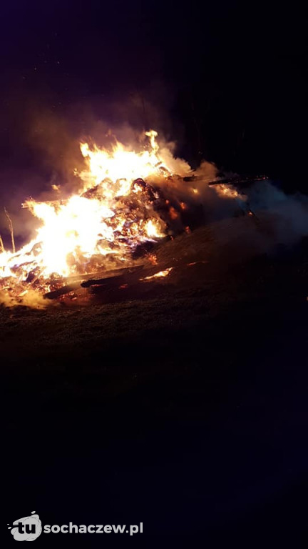 Pożar stodoły w Piotrowie