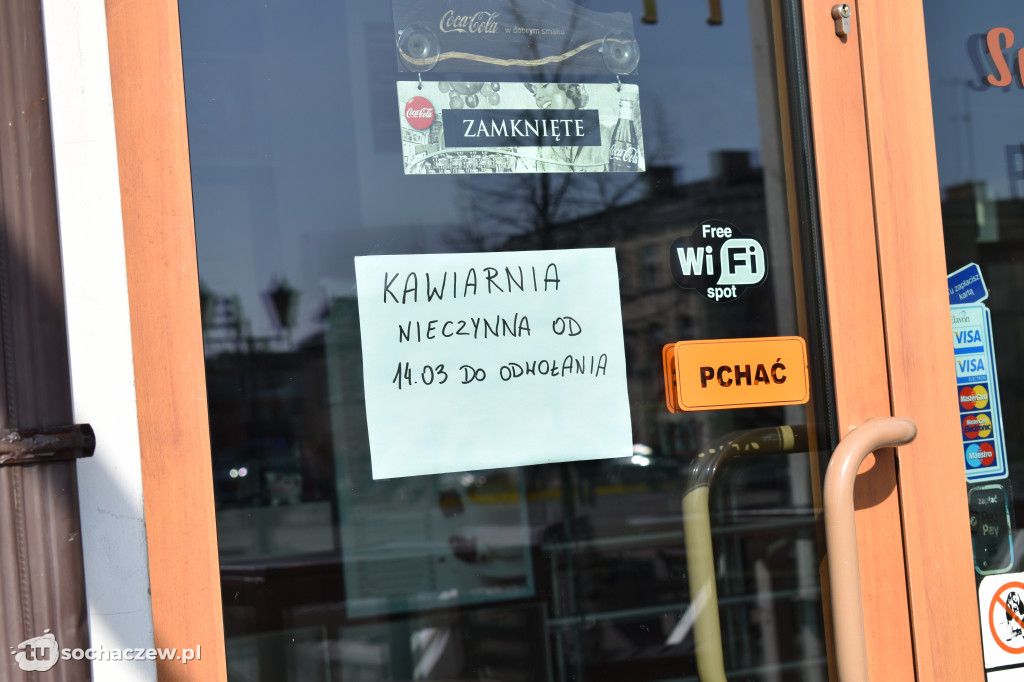 Koronawirus. Sochaczew pod kluczem w środę 18 marca 2020
