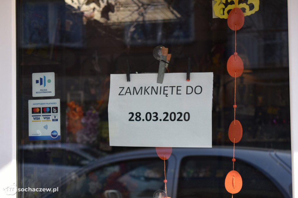 Koronawirus. Sochaczew pod kluczem w środę 18 marca 2020
