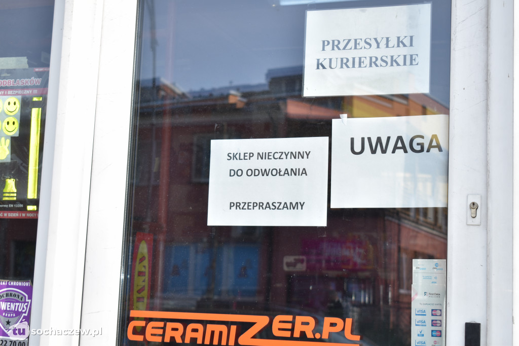 Koronawirus. Sochaczew pod kluczem w środę 18 marca 2020
