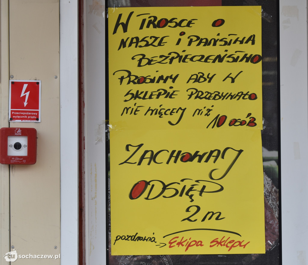 Koronawirus. Sochaczew pod kluczem w środę 18 marca 2020