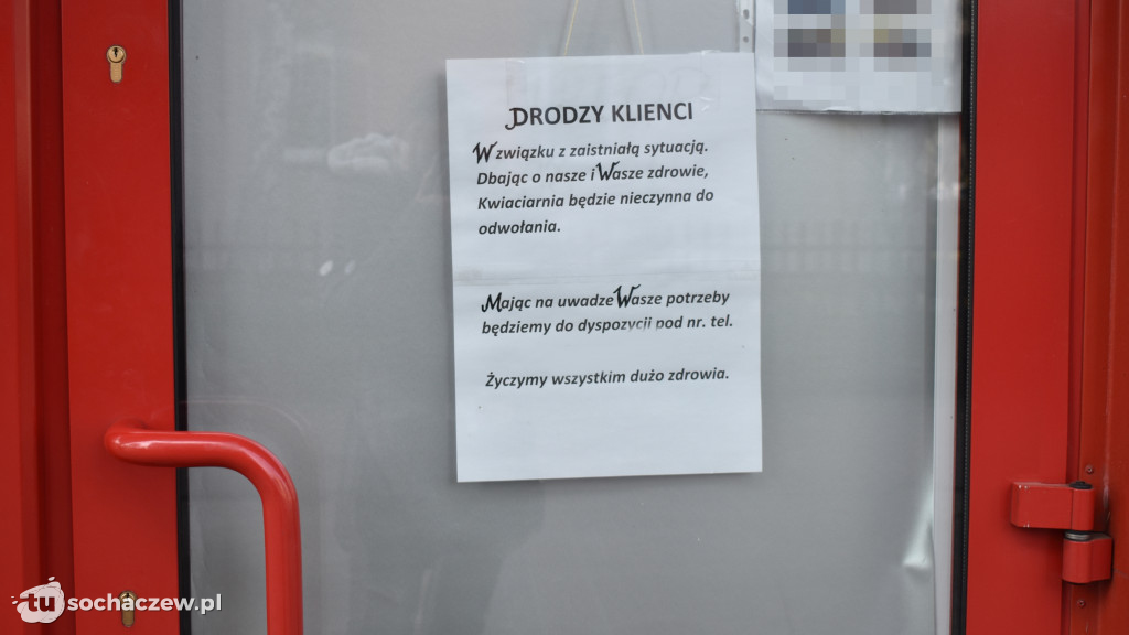 Koronawirus. Sochaczew pod kluczem w środę 18 marca 2020