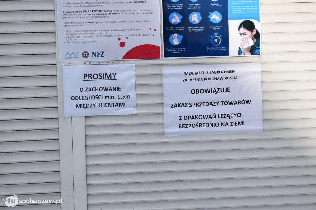 Koronawirus. Sochaczew pod kluczem w środę 18 marca 2020
