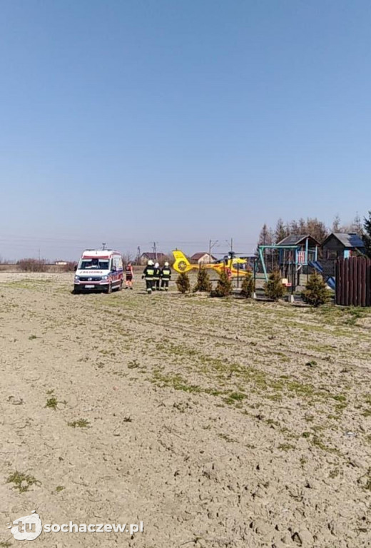 Pożar butli gazem w Sochaczewie