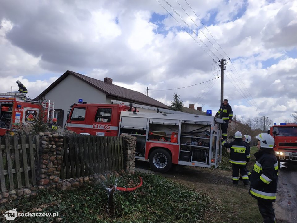 Pożar w Starym Dębsku