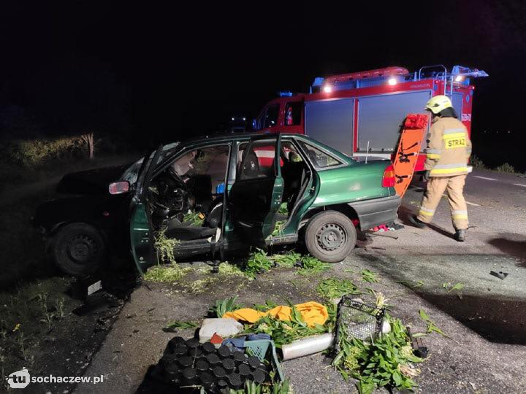Wypadek na DK92. Jedna osoba zabrana śmigłowcem do szpitala