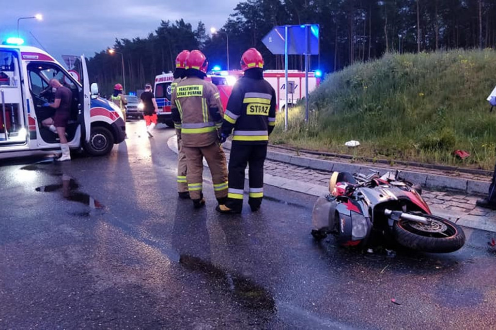 Śmiertelny wypadek motocyklisty na DK 50