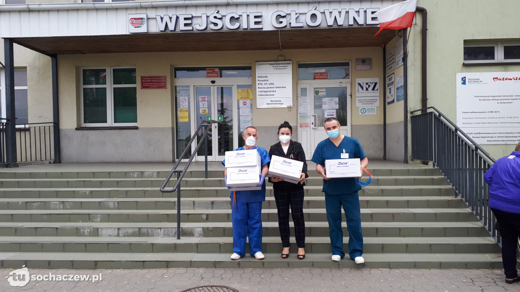 4 pompy infuzyjne: dar od radnych dla sochaczewskiego szpitala