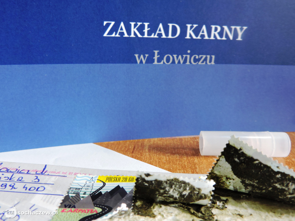 Znaczki pocztowe podszyte narkotykami. Kolejna próba przemytu do łowickiego więzienia