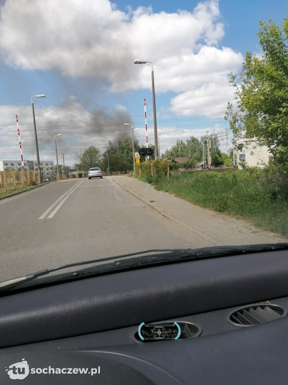 Pożar budynku przy Okrzei. Są osoby poszkodowane