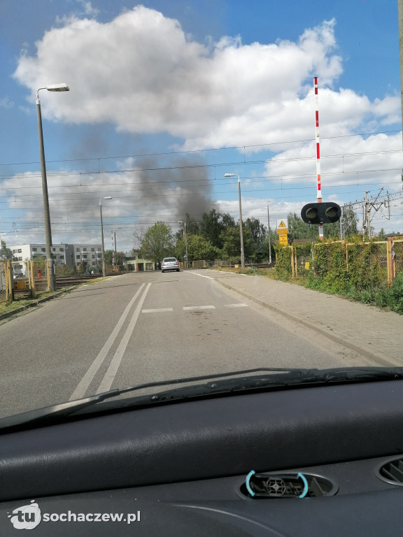 Pożar budynku przy Okrzei. Są osoby poszkodowane