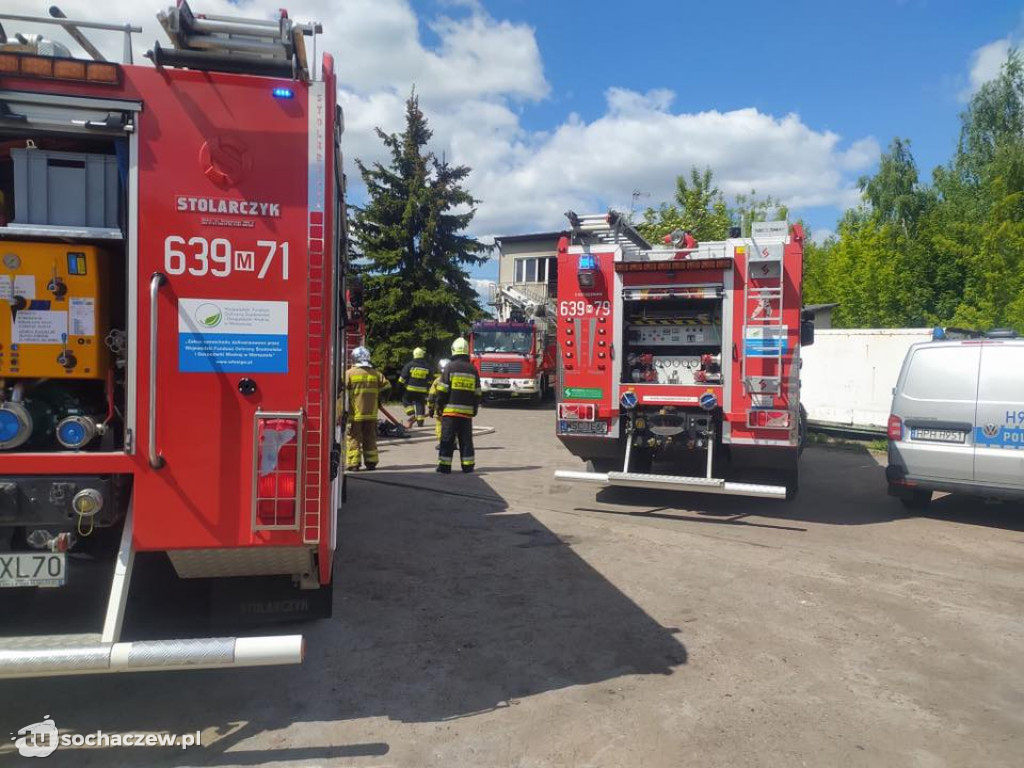 Pożar budynku przy Okrzei. Są osoby poszkodowane
