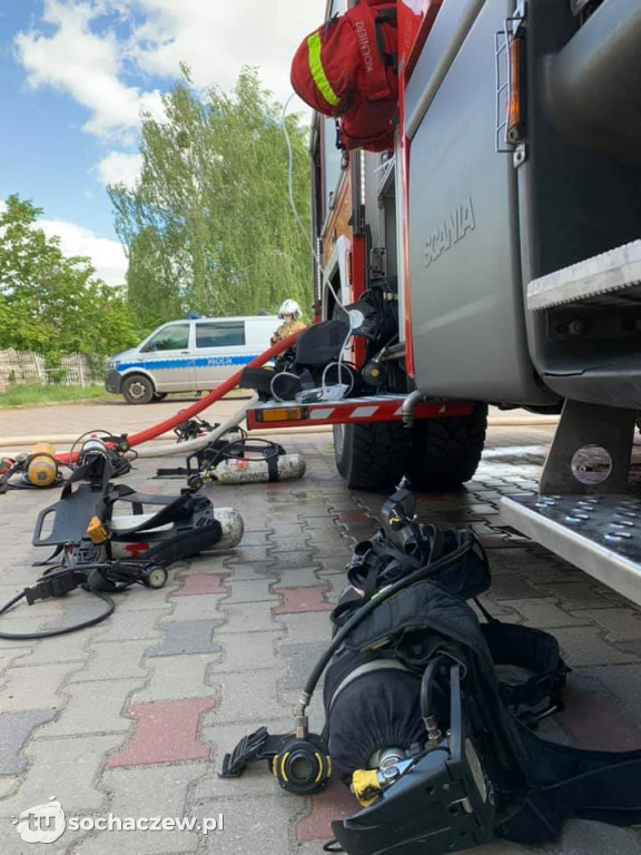 Pożar budynku przy Okrzei. Są osoby poszkodowane