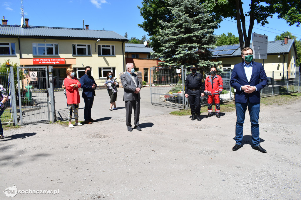 Środki ochrony od Orlenu dla DPS-u w Młodzieszynie