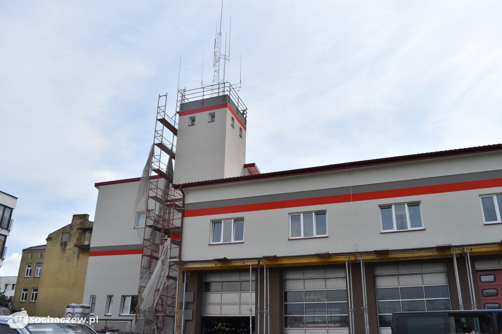 Rozbudowa siedziby straży przy Staszica