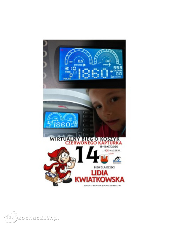 Wirtualny Bieg o o koszyk Czerwonego Kapturka rozstrzygnięty