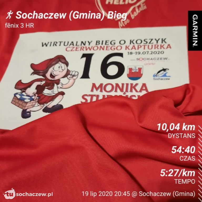 Wirtualny Bieg o o koszyk Czerwonego Kapturka rozstrzygnięty