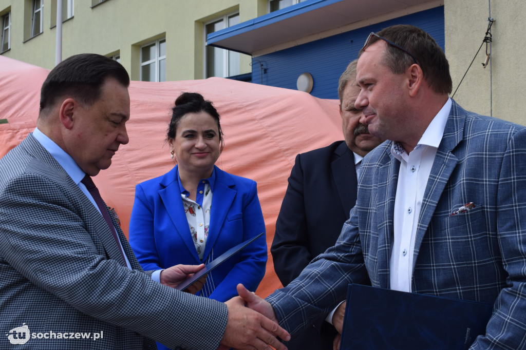 Wsparcie od marszałka dla sochaczewskiego szpitala na walkę z koronawirusem
