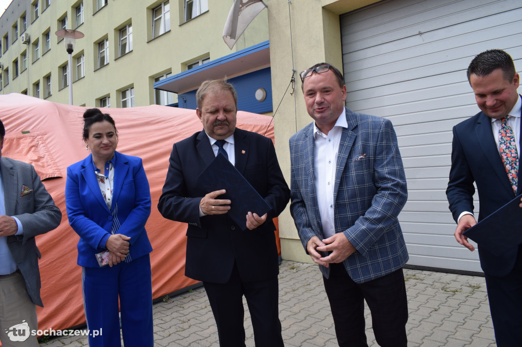 Wsparcie od marszałka dla sochaczewskiego szpitala na walkę z koronawirusem