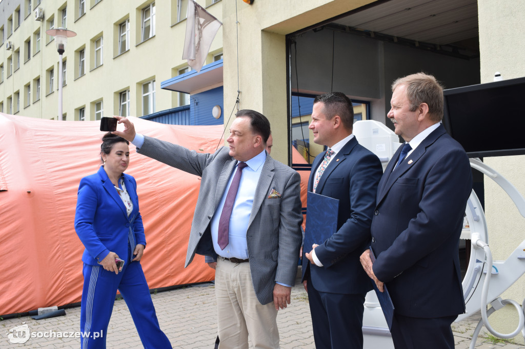 Wsparcie od marszałka dla sochaczewskiego szpitala na walkę z koronawirusem