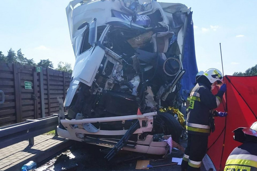 Śmiertelny wypadek na autostradzie A2