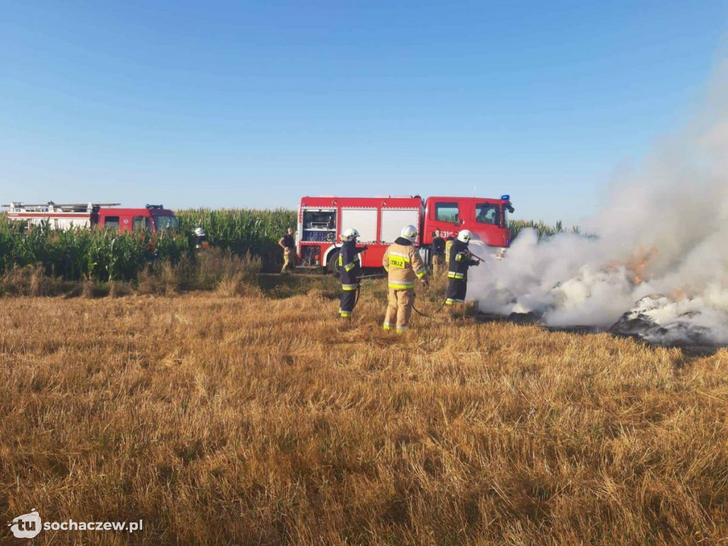 Jeżówka: auto spłonęło doszczętnie. Interwencja OSP Wyczółki