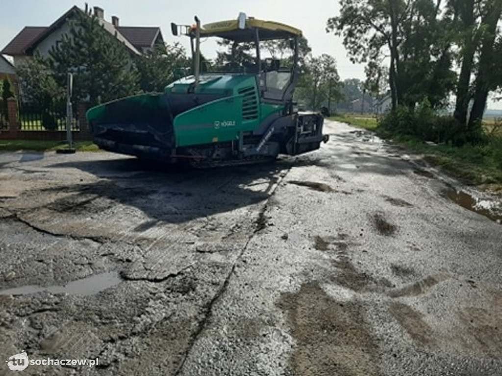 Ruszył remont drogi Jasieniec - Złota