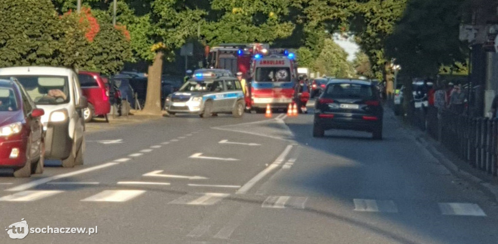 Potrącenie trzech osób przy Warszawskiej