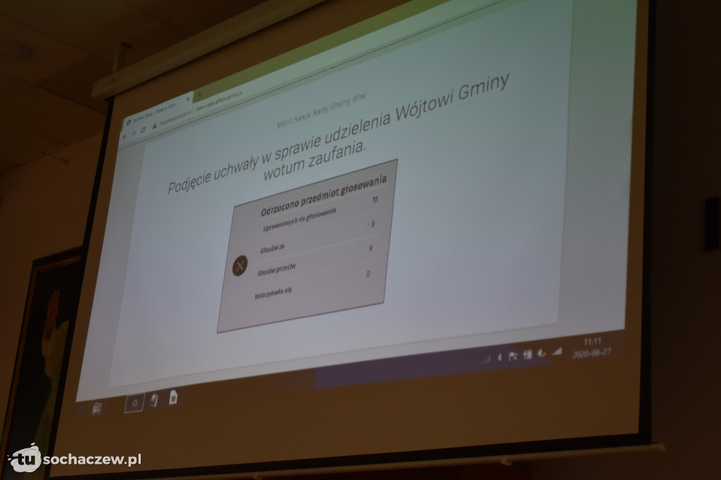 Wójt Jan Kraśniewski bez wotum, ale z absolutorium