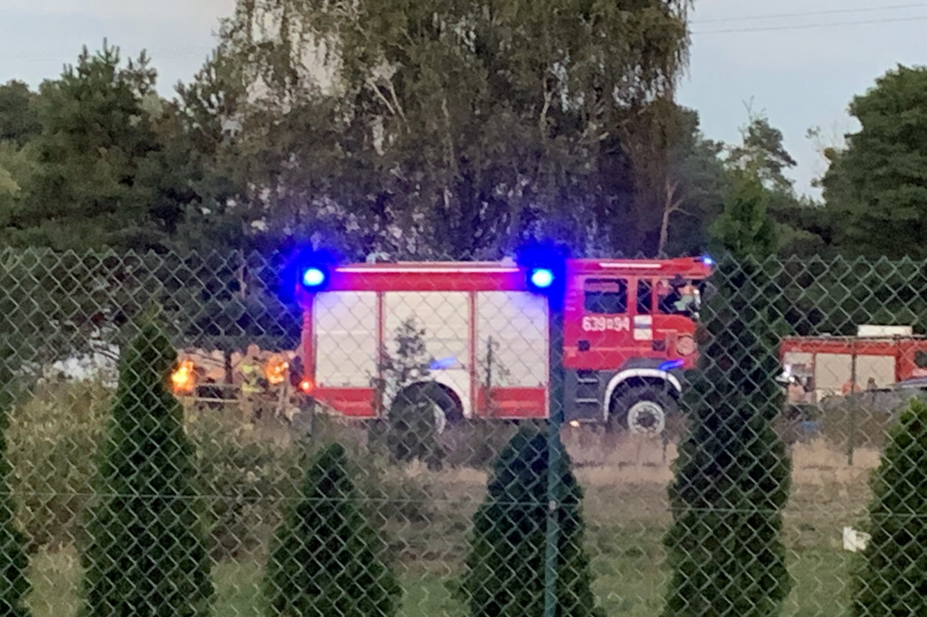 Pożar w Famułkach Brochowskich