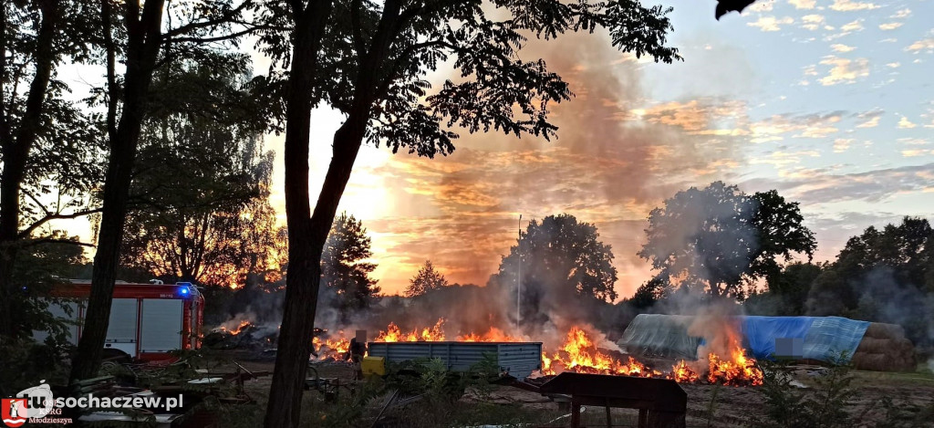 Pożar w Famułkach Brochowskich