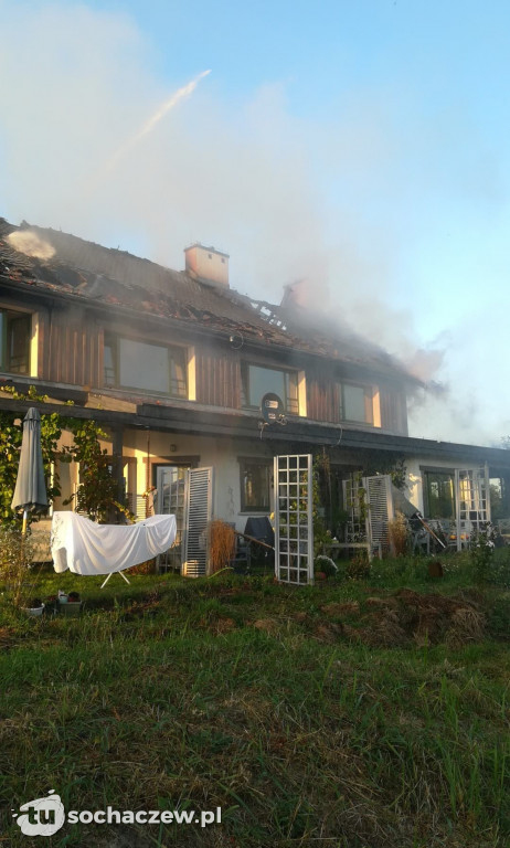 Pożar gospodarstwa agroturystycznego w Górkach